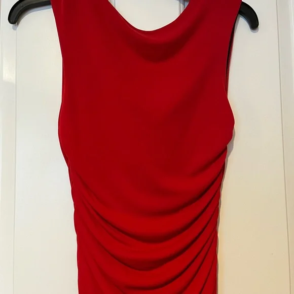 Casting women’s small red cocktail dress size T1 (2-4) - Picture 9 of 14
